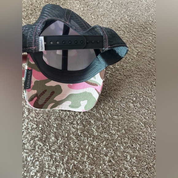 Hunter Pink and Green Camo Women's Hat - Picture 3 of 3